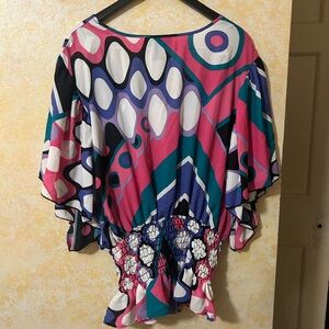 Colorful Geometric Women's Top